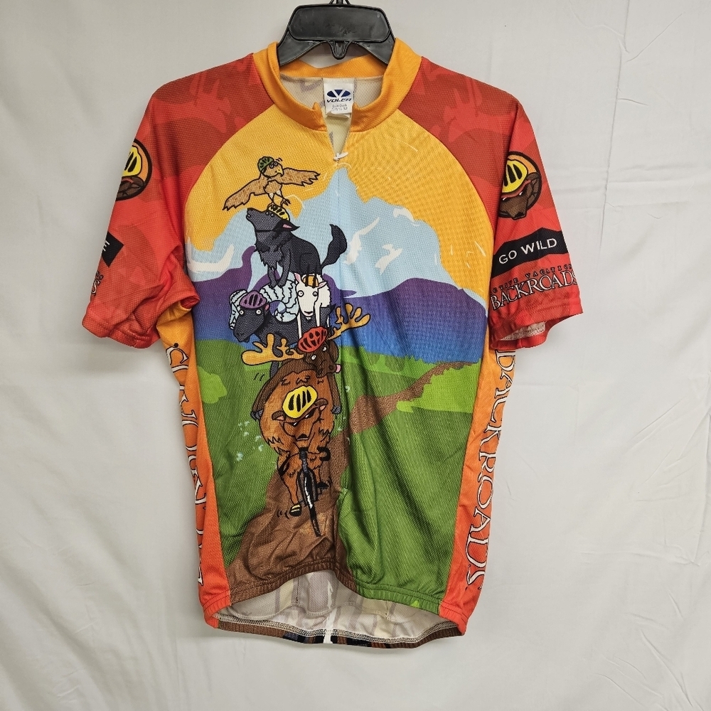 Voler Club Raglan Backroads Cycling Jersey EUC Large